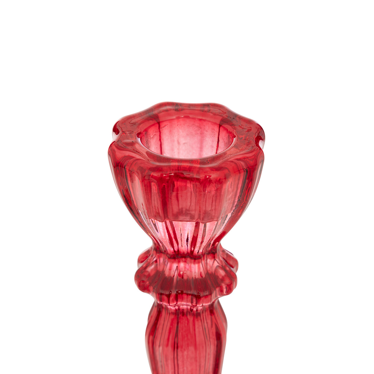 Casti&ccedil;al vermelho em vidro 11cm