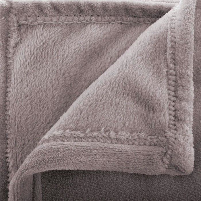 Manta CORALINA  cinza 130x180cm