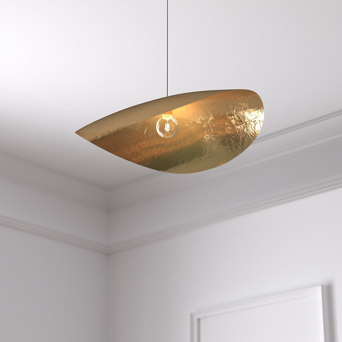 Candeeiro de teto ARLO dourado 56cm
