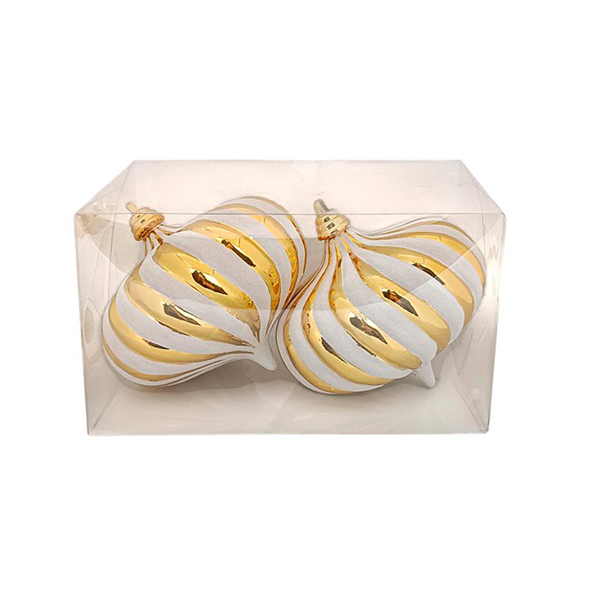 Conjunto De 2 Bolas De Natal 15cm