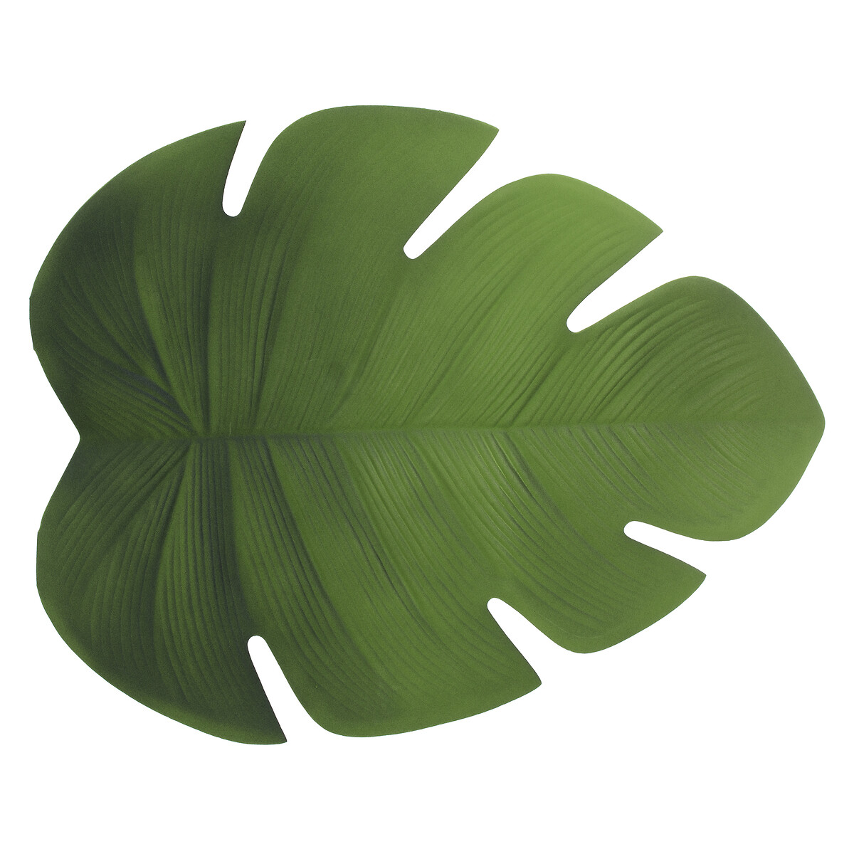 Individual de mesa folha verde 47x37cm