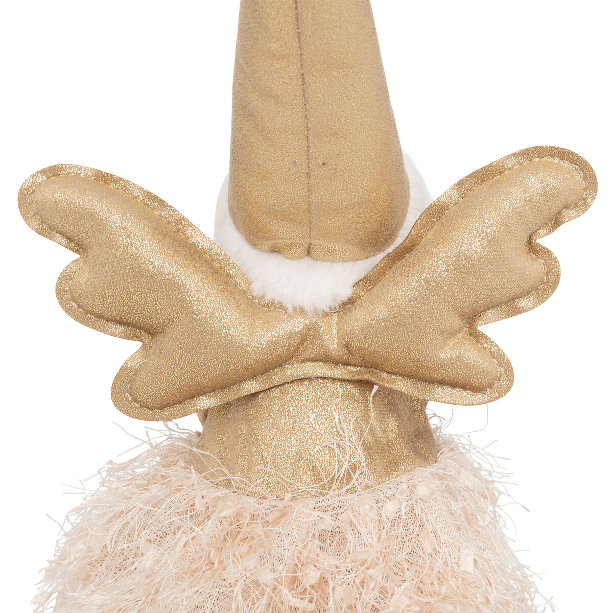 Figura de fada rose com gorro sentada 48cm