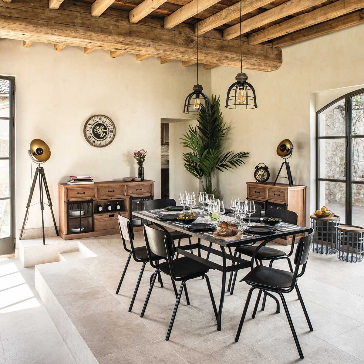 Candeeiro de teto cinza COLLECT