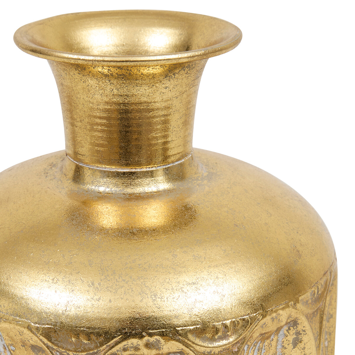 Jarra com textura BELLI dourado 41cm