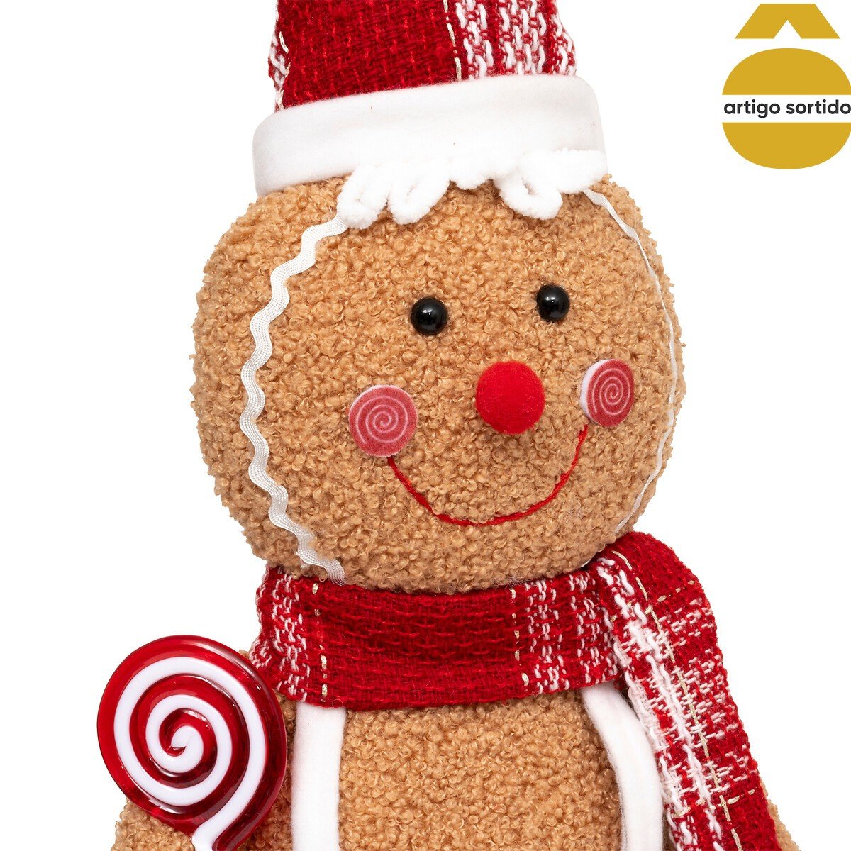 Figura bolacha de gengibre 49cm