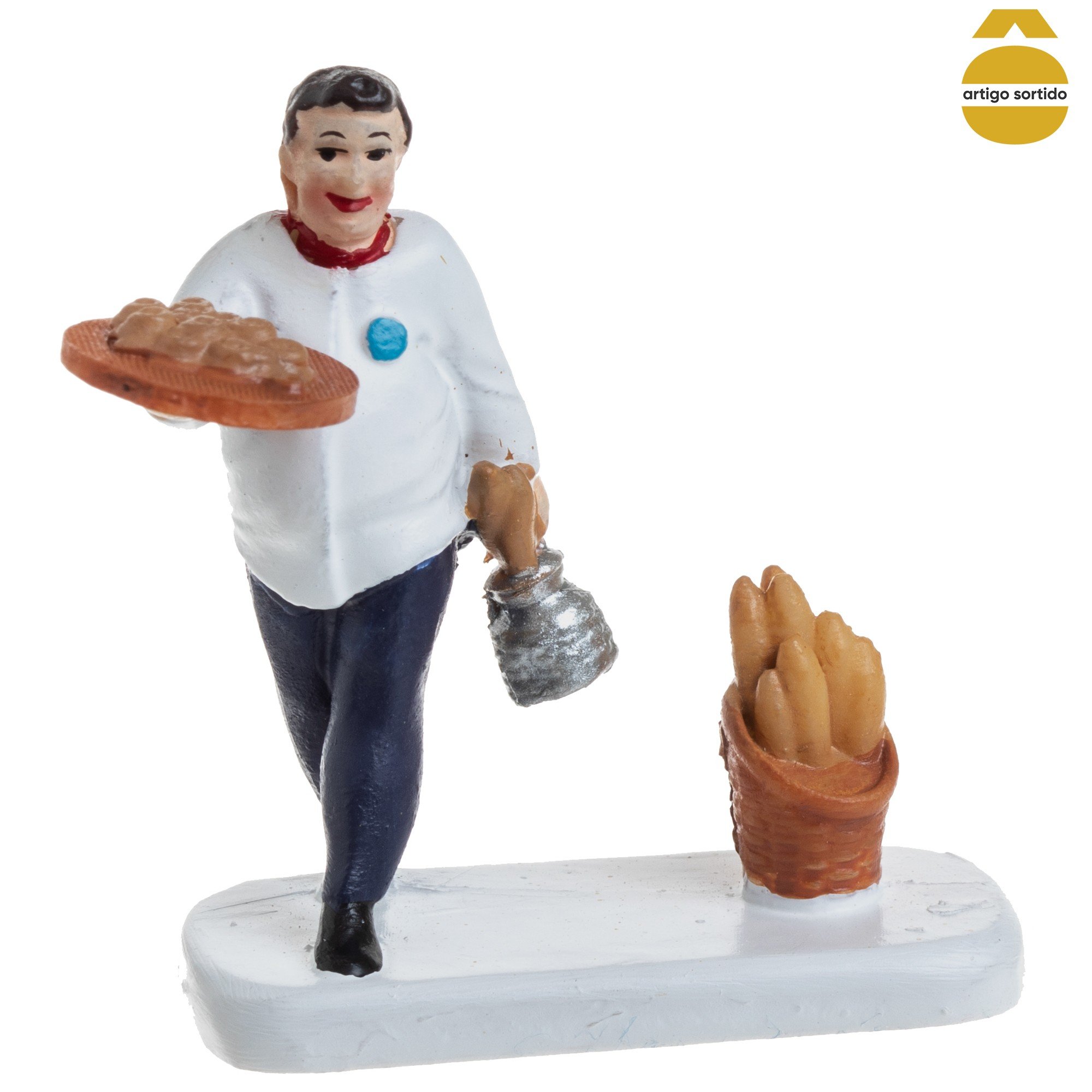 Figura decorativa aldeia 6cm