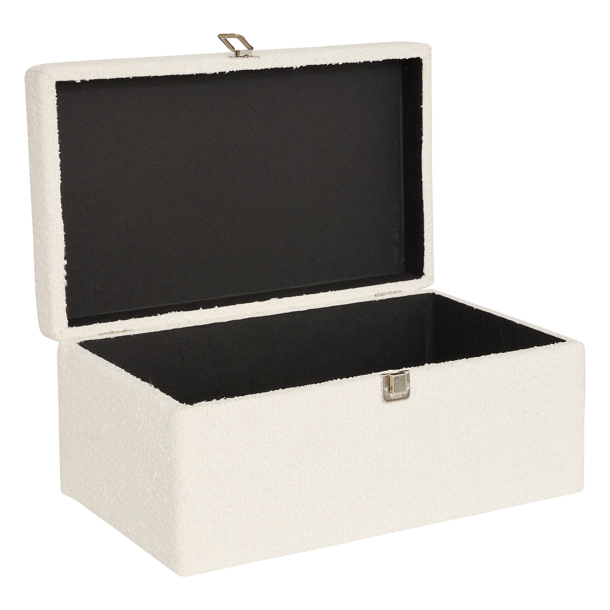 Caixa decorativa CARLIE branca 22x29x48cm,  Caixa decorativa CARLIE branca 22x29x48cm