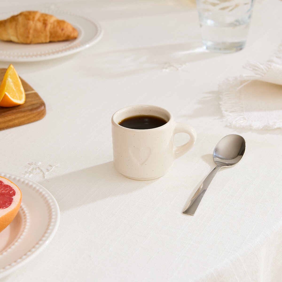 Ch&aacute;vena de caf&eacute; branca 8cl