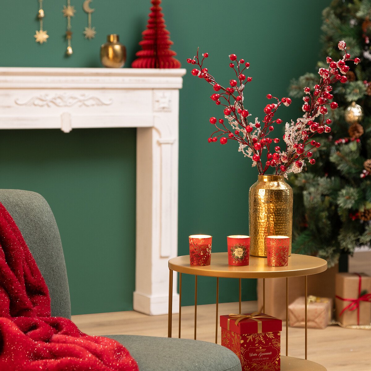 Conjunto de 3 velas perfumadas 5x6cm