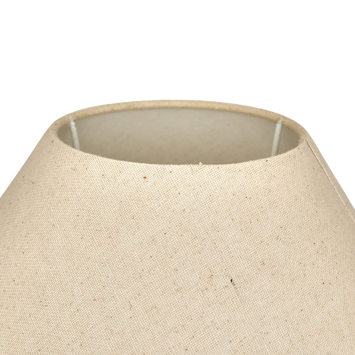 Candeeiro de mesa castanho em cer&acirc;mica 38cm
