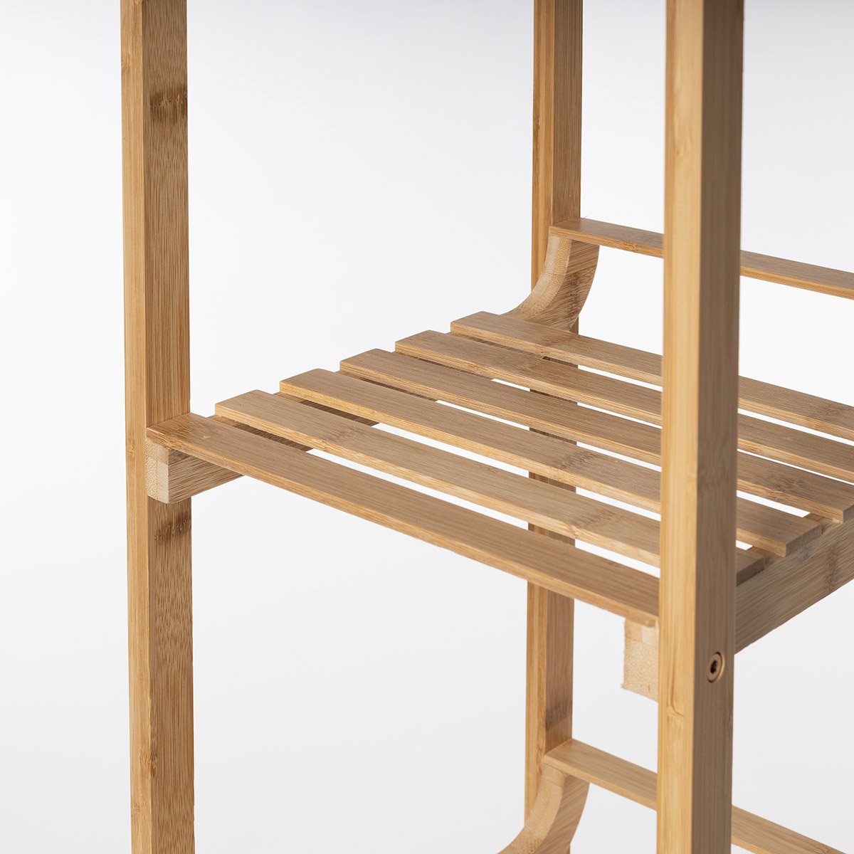 M&oacute;vel em bambu com 4 prateleiras 104cm