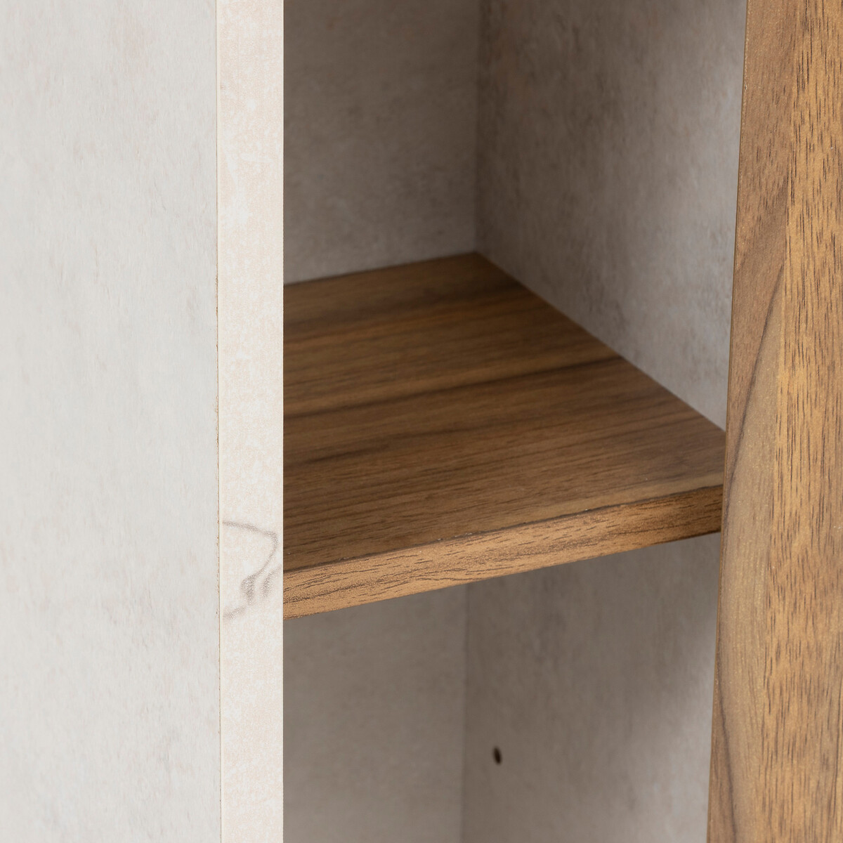 M&oacute;vel porta rolos C&Ocirc;ME com porta castanho