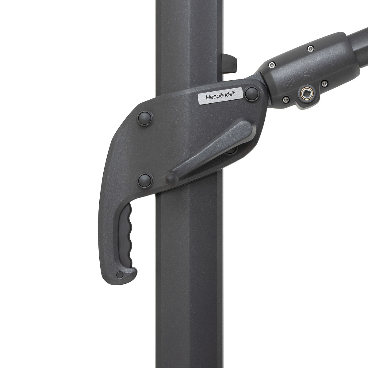 Guarda-sol MELHIA cor antracite 4x3m