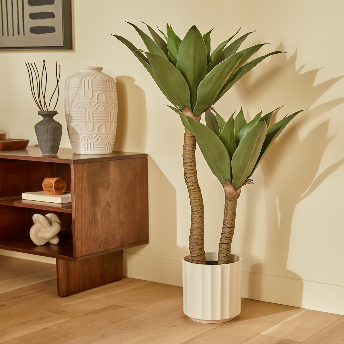 Vaso com planta artificial NYERO 96cm