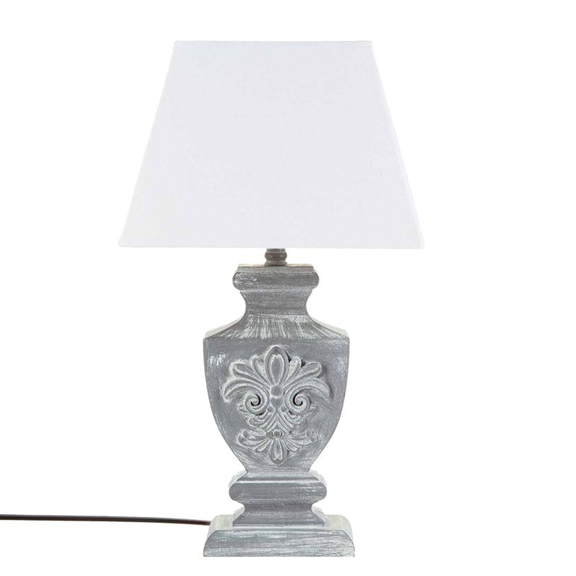 Candeeiro de mesa socoro cinza,  Candeeiro de mesa socoro cinza