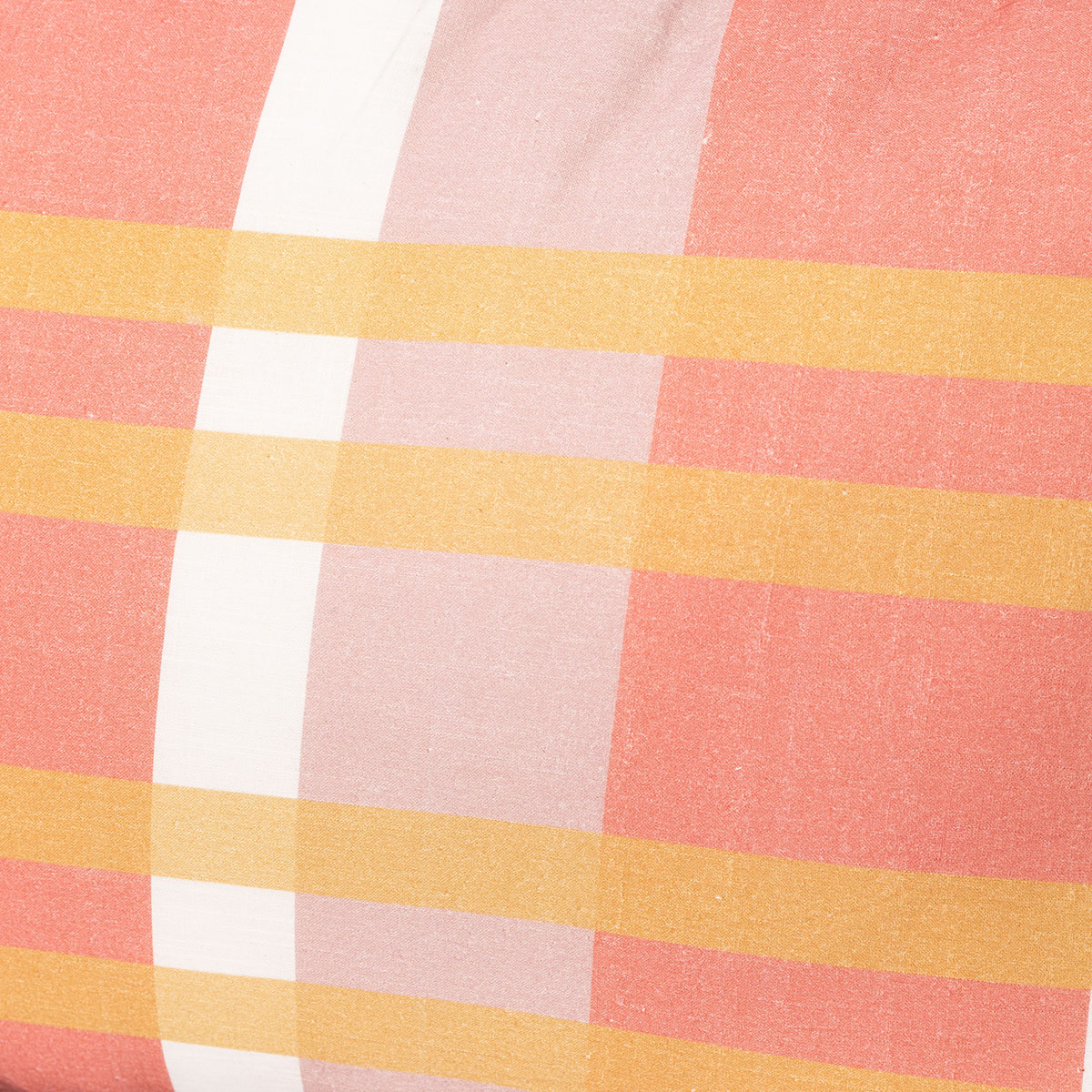 Almofada YUCATAN riscas com folhos azul