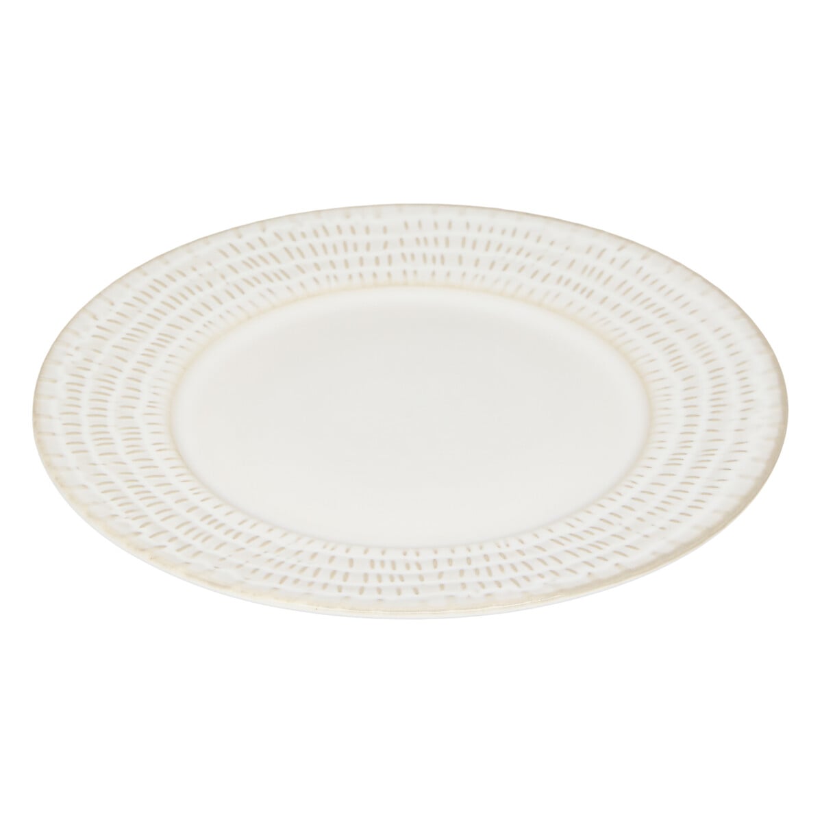 Prato de sobremesa CAMILLE branco 20cm
