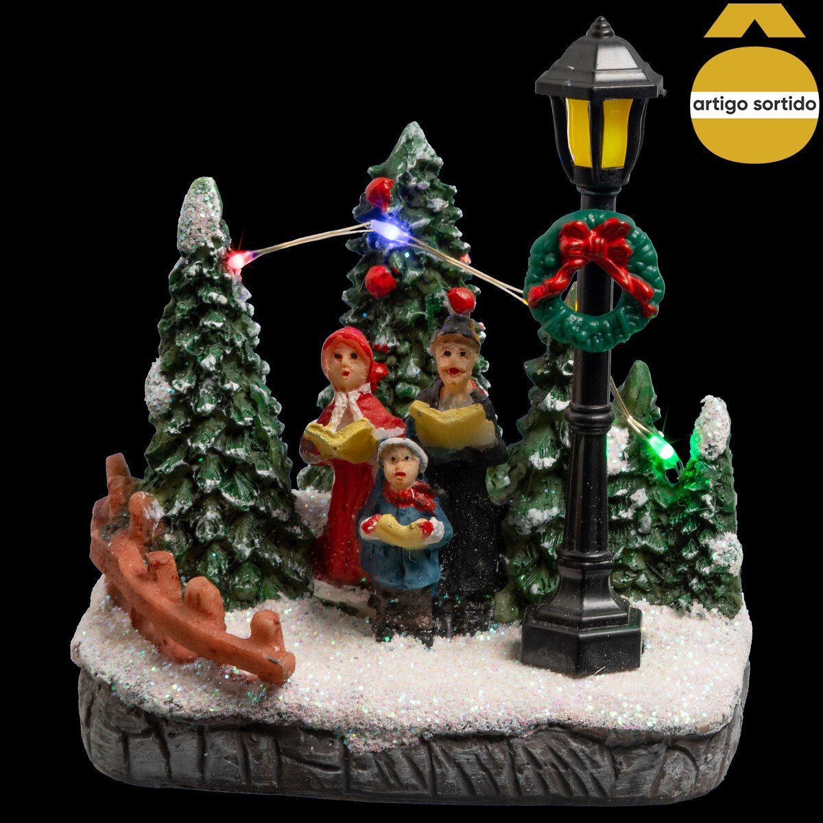 Mini cenário luminoso