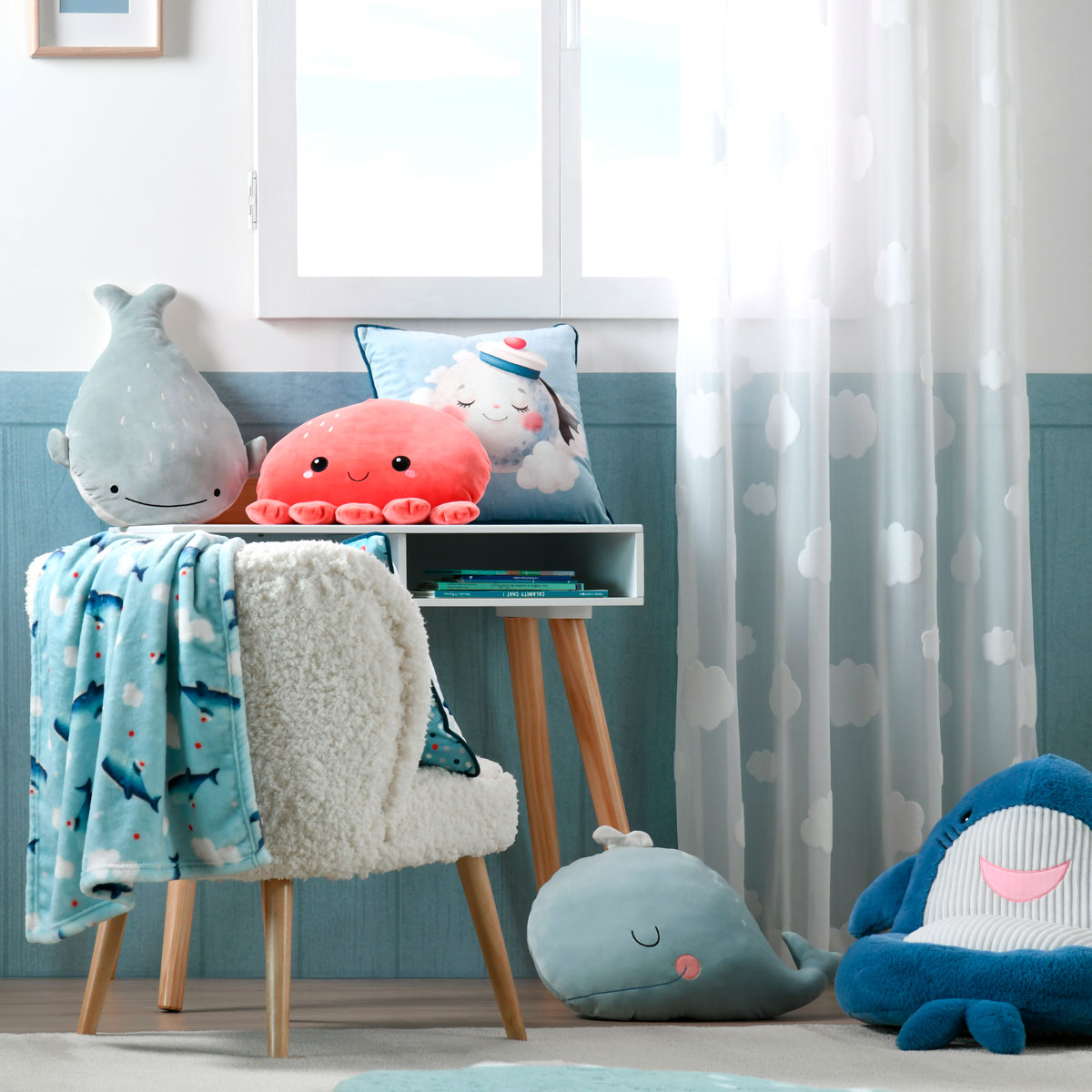 Peluche golfinho MOBY 30x40cm