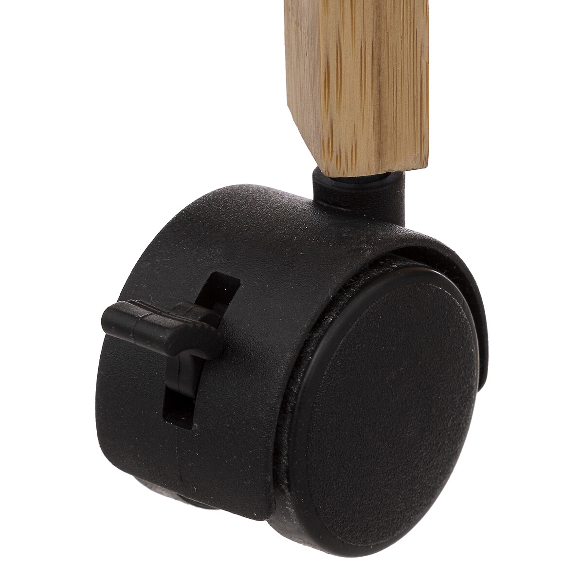 Troley de cozinha castanho em bambu com 3 prateleiras