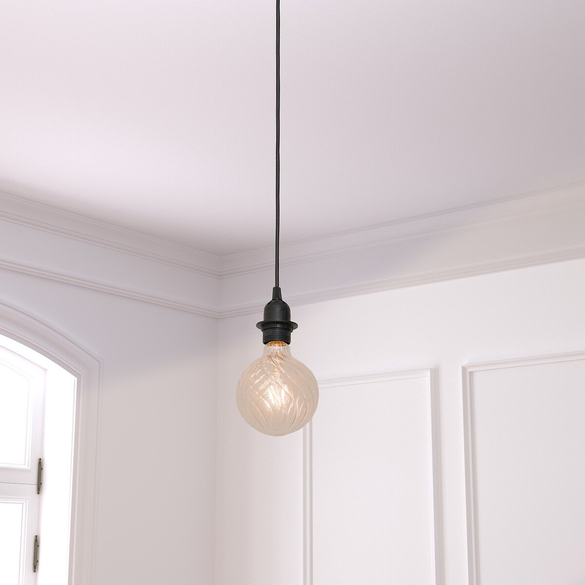 Cabo elétrico NOE preto para candeeiro suspenso 80cm