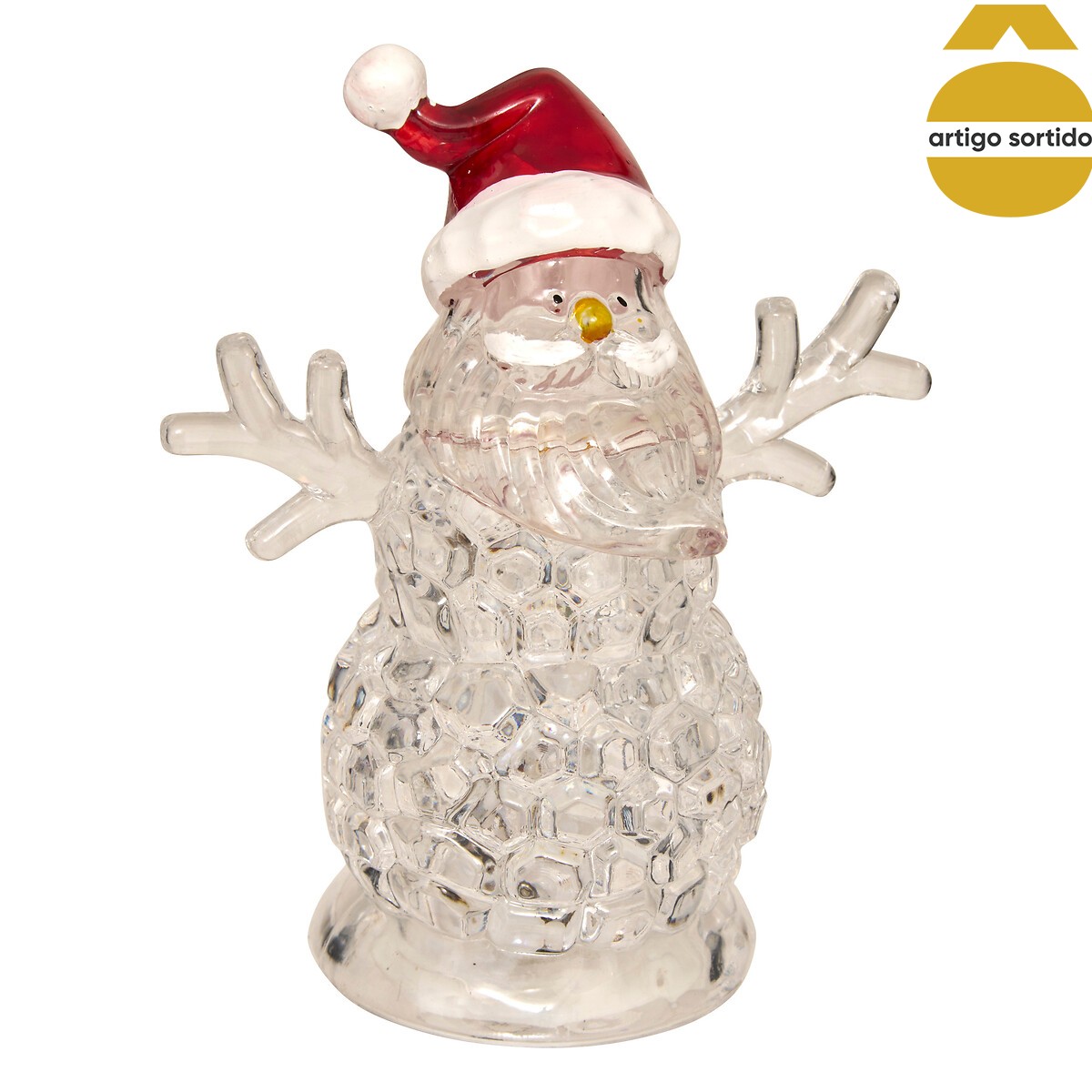 Figura natalícia decorativa luminosa 9x11cm