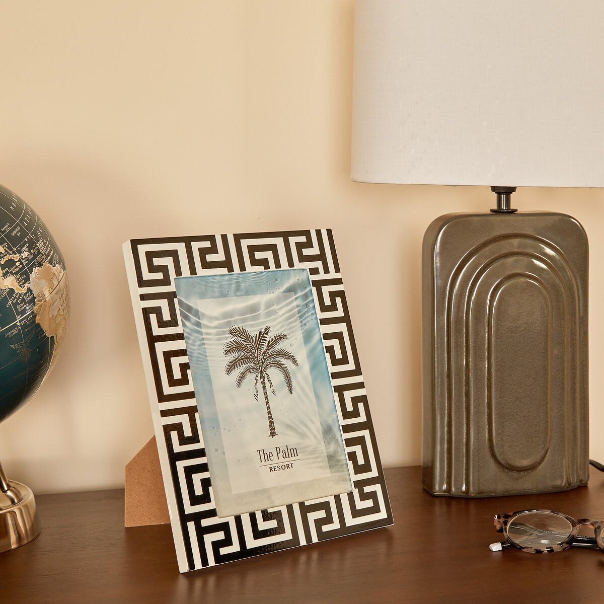 Moldura preto e branco 10x15cm