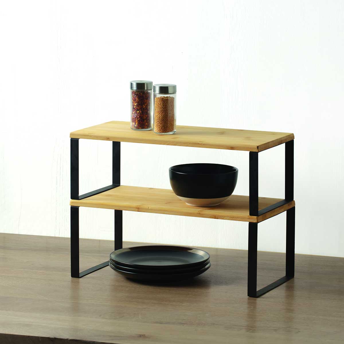 Conjunto 2 estantes para bancada BACKBAMBO