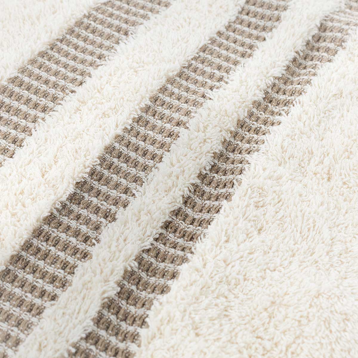 Conjunto de 2 toalhas de banho CHLOÉ natural,  Conjunto de 2 toalhas de banho CHLOÉ natural