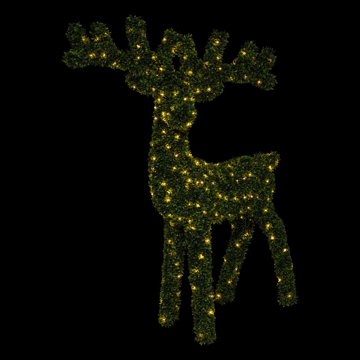 Figura rena topiaria com led