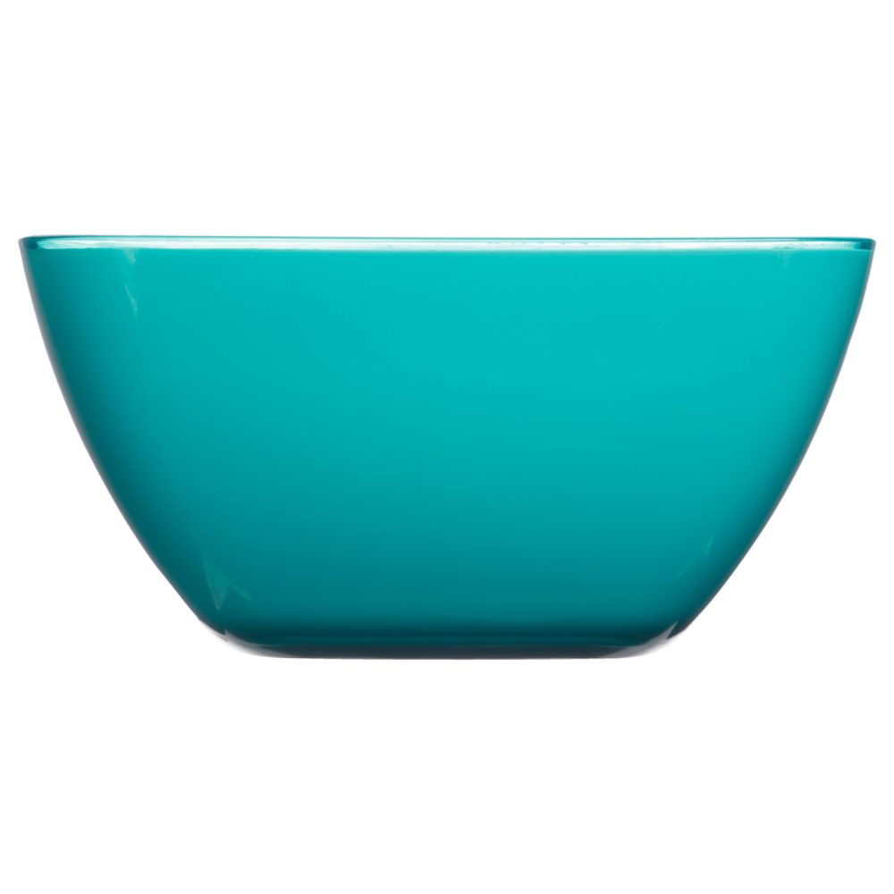 Saladeira quadrada azul 25cm