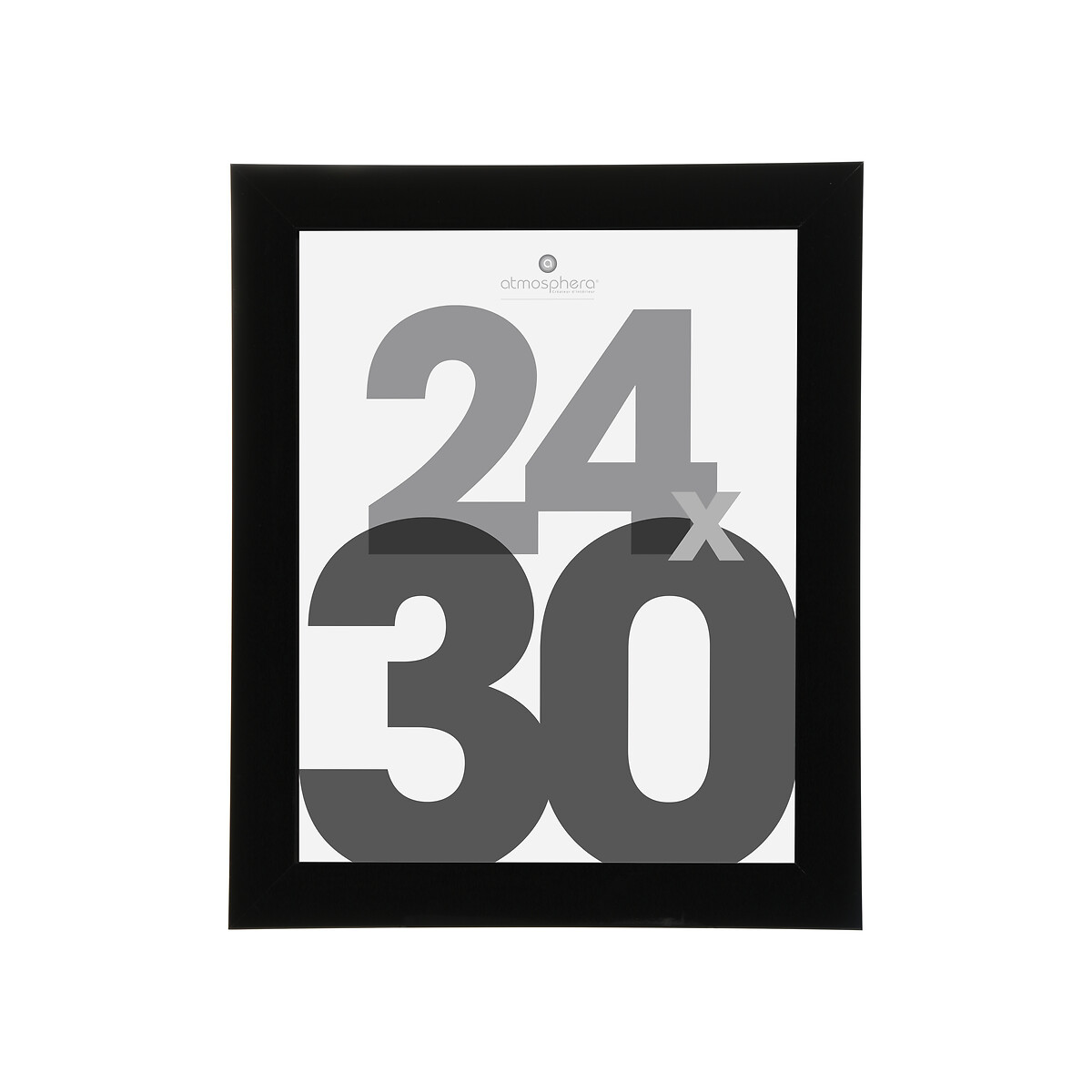 Moldura para fotos preta 24x30cm