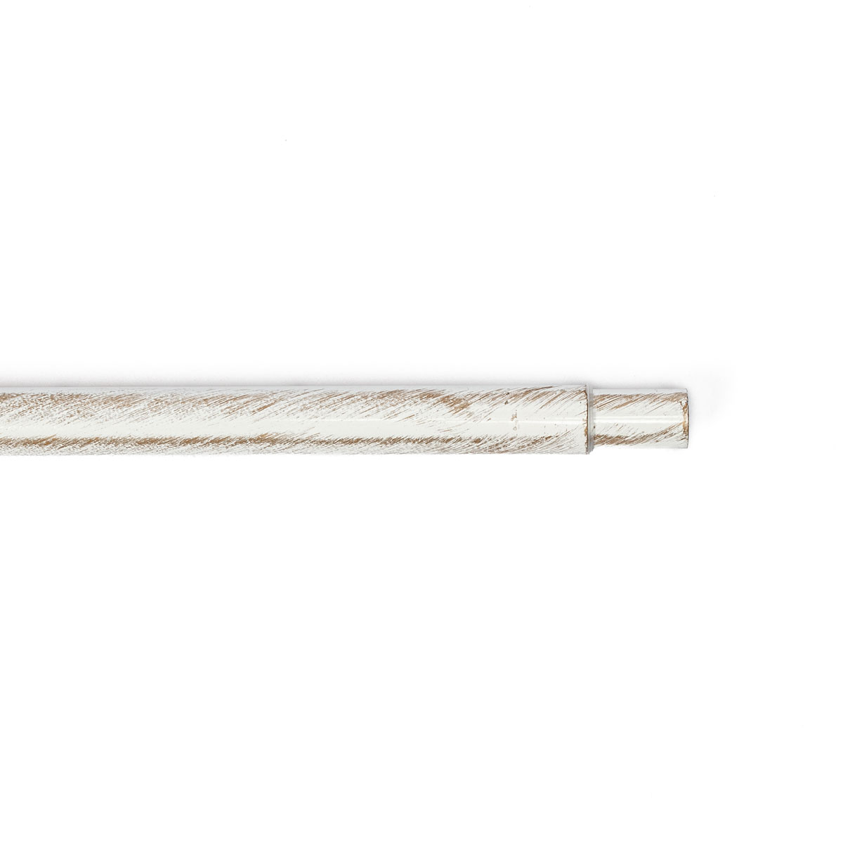 Ttubo de ferro forjado extensível branco e dourado 185-350cm,  Ttubo de ferro forjado extensível branco e dourado 185-350cm
