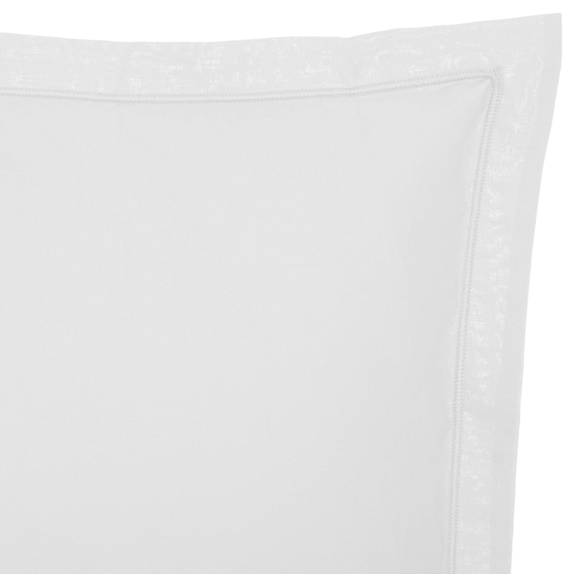 Capa branca para almofada 50x70cm,  Capa branca para almofada 50x70cm