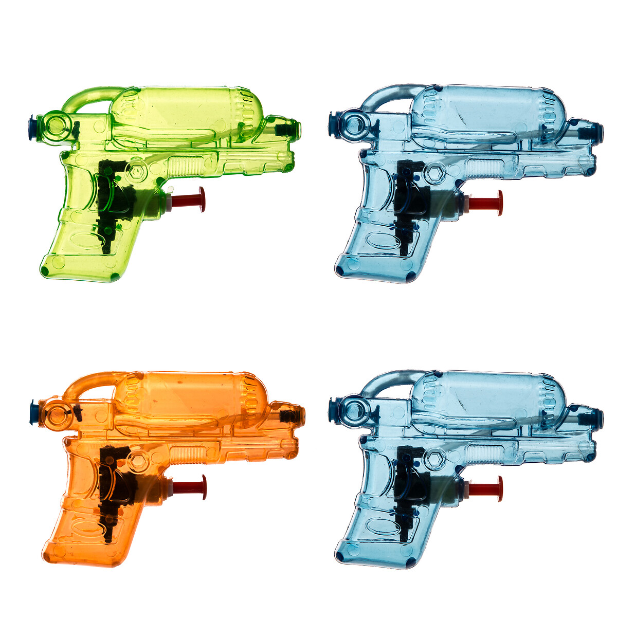 Conjunto De 4 Pistolas De &Aacute;gua
