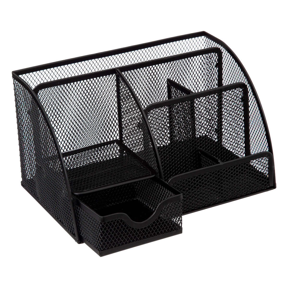 Organizador HAVI preto em metal para escritório