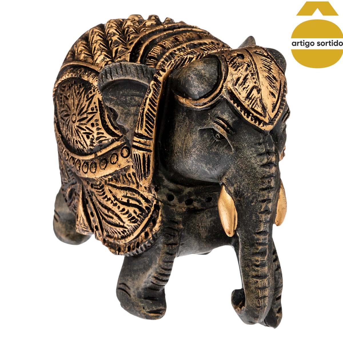 Elefante decorativo em resina
