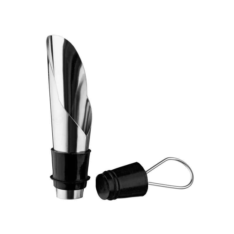 Tampa vertedora em aço inox para garrafa,  Tampa vertedora em aço inox para garrafa