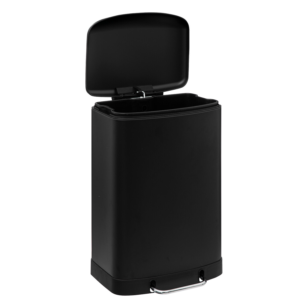 Balde do lixo ARIANE preto com pedal 50l