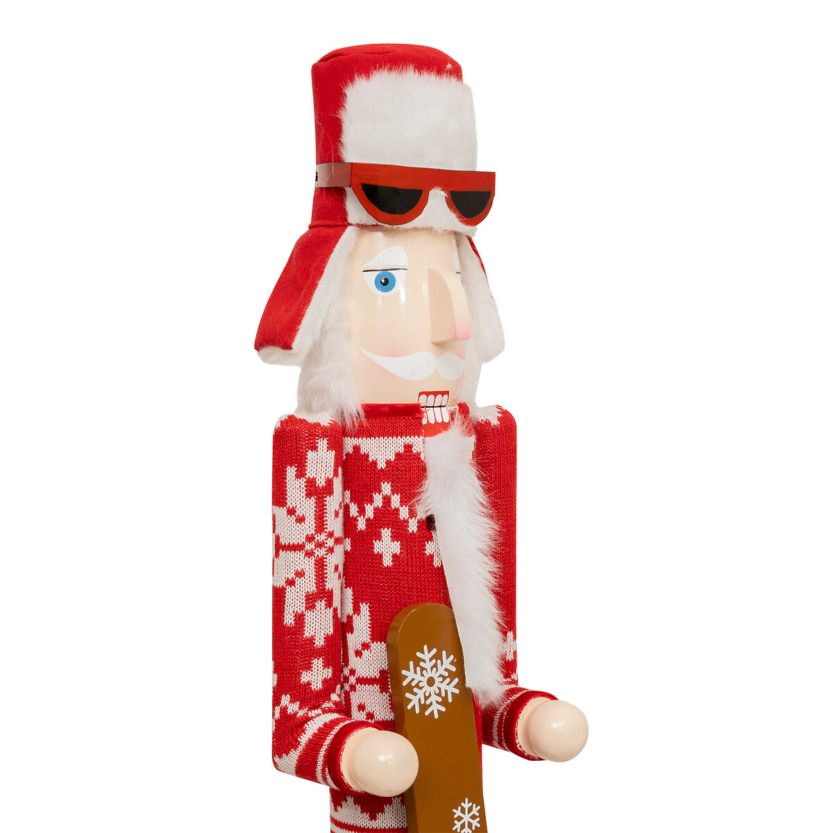Figura soldado de chumbo SKI 106cm
