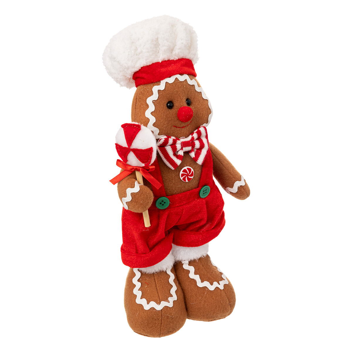 Figura bolacha gengibre com doces 36cm