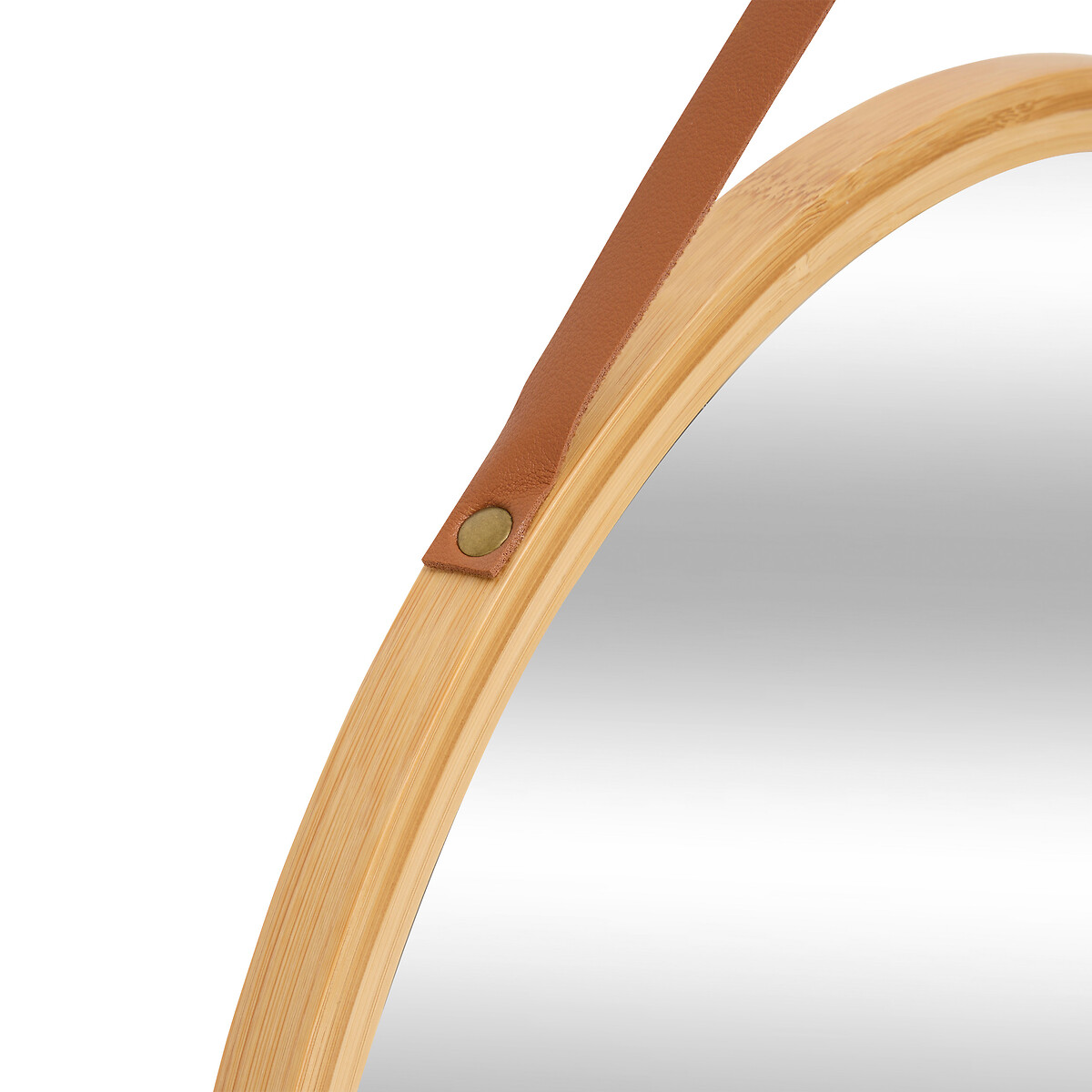 Espelho de parede wc bambu 38cm