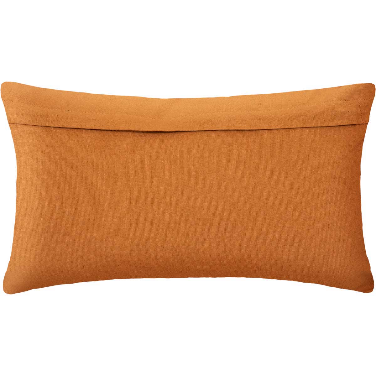 Almofada ocre bordada 30x50cm