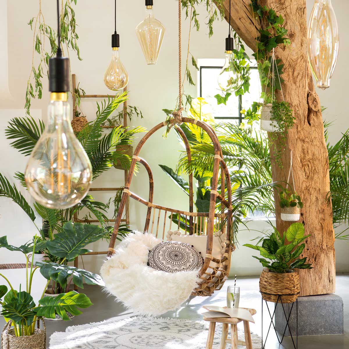 Escada decorativa DREAM em bambu 180cm