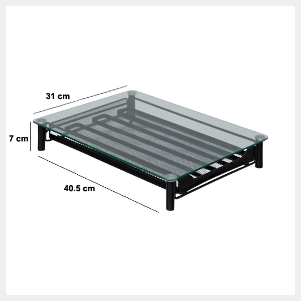 Suporte para 60 cápsulas de café preto em metal,  Suporte para 60 cápsulas de café preto em metal