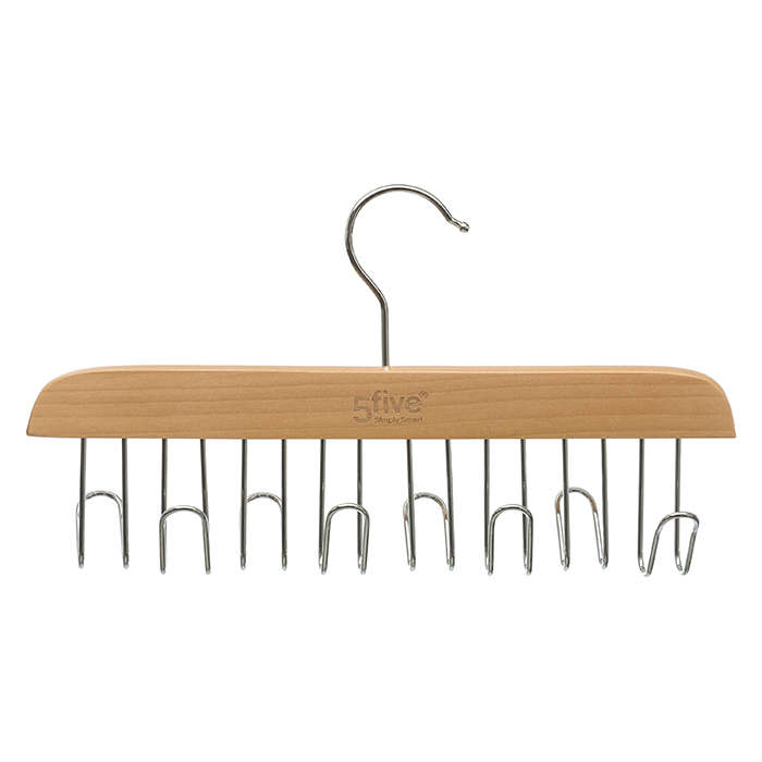 Cabide em madeira para cintos