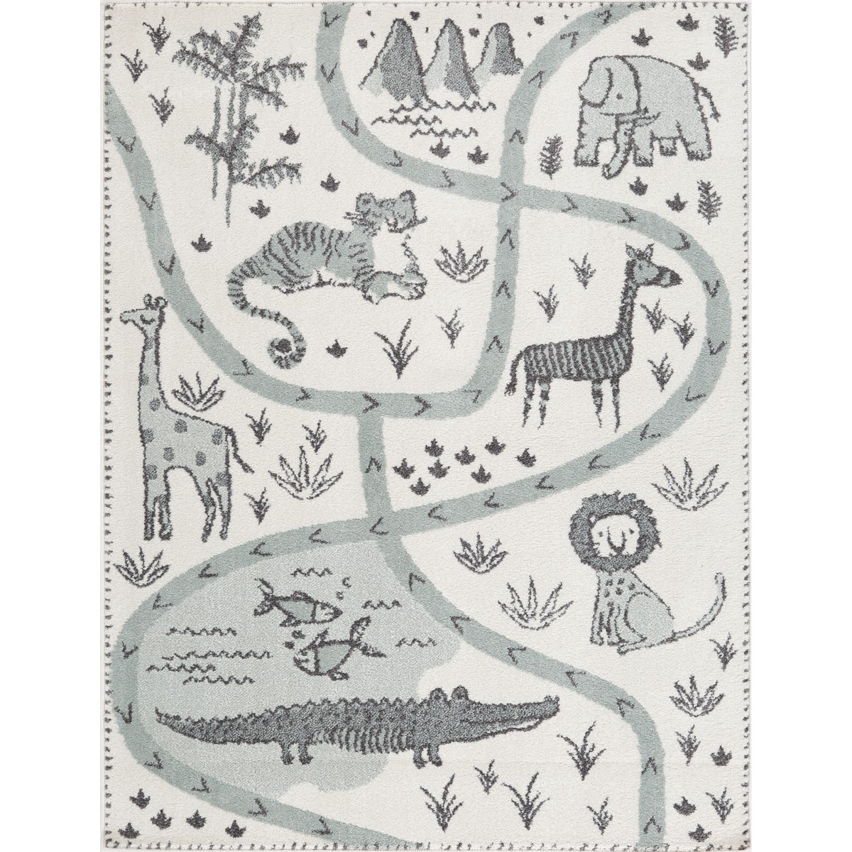 Tapete GIO savana cinza 80x150cm