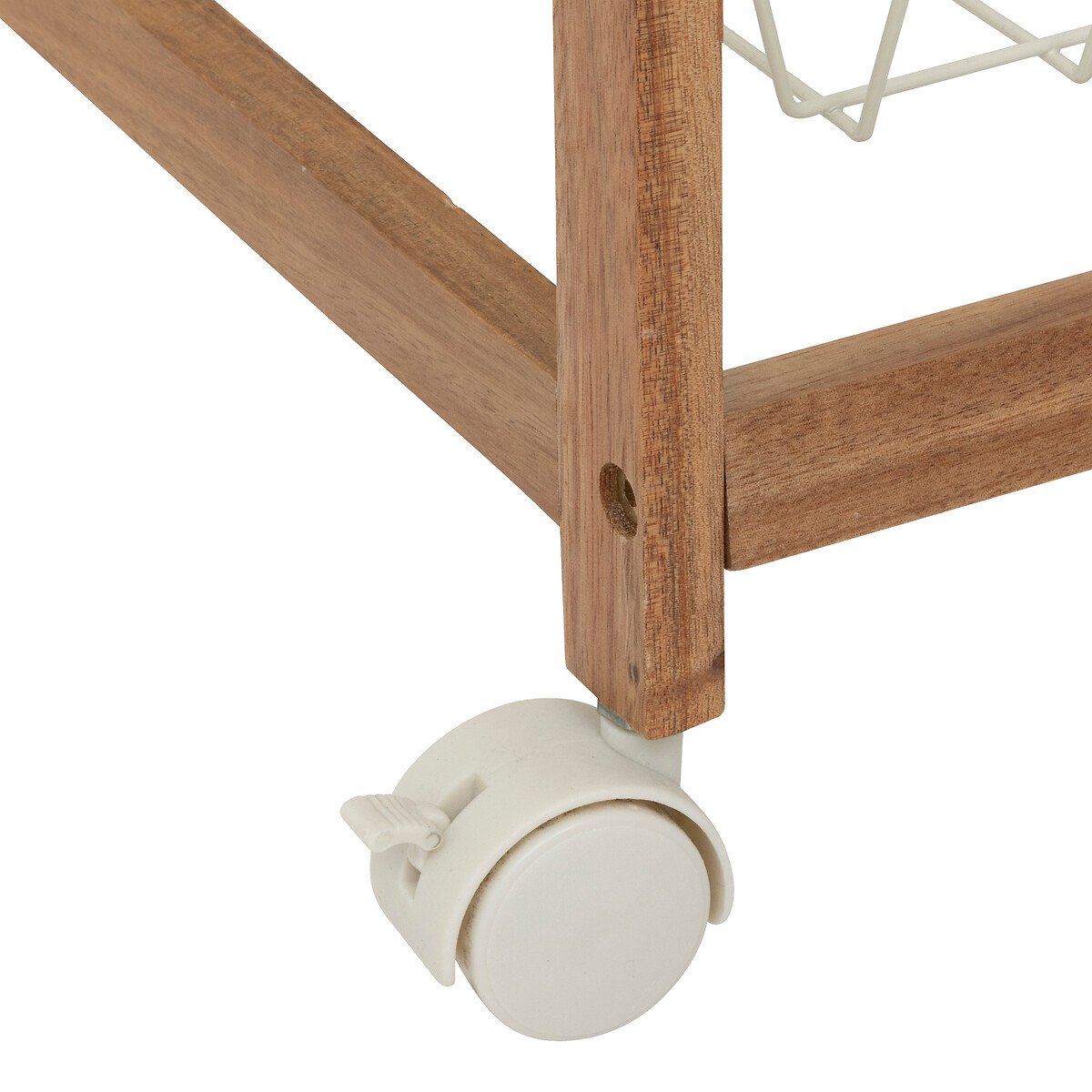 Carrinho de apoio com 4 n&iacute;veis bege