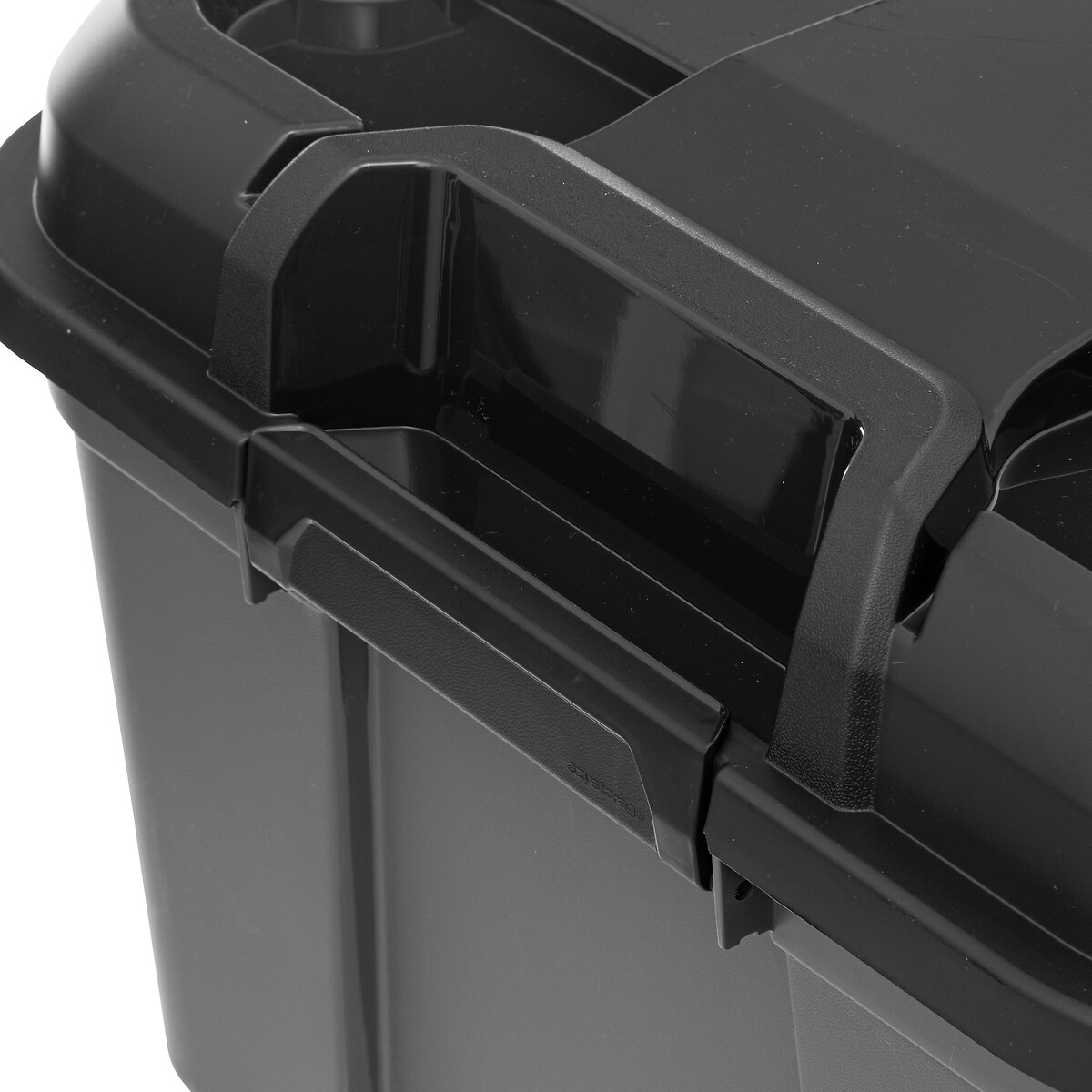 Caixa de arrumação preta 120l