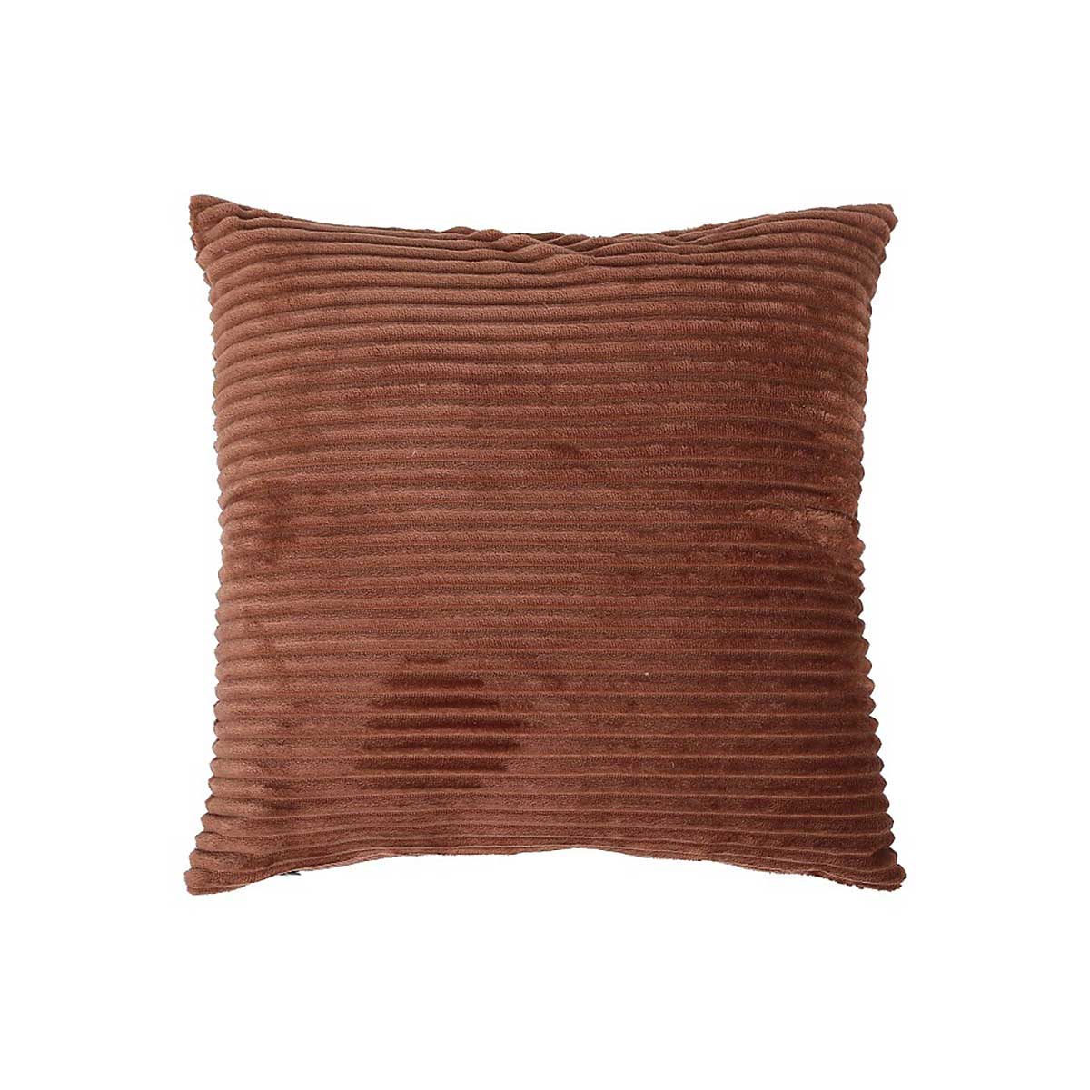 Almofada ARUM riscas castanho 38x38cm